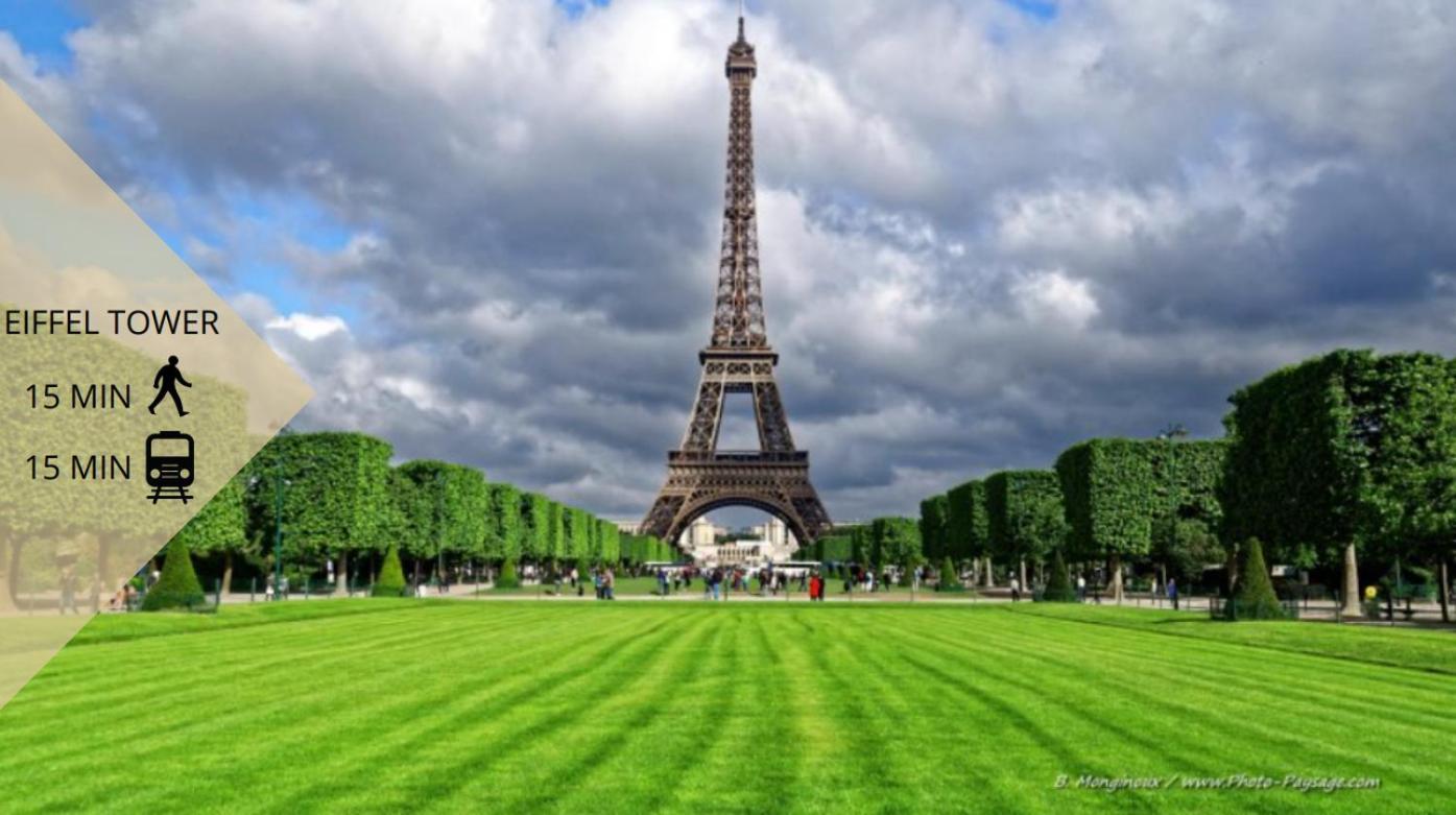 Tour Eiffel/Luxury Apartment N°6 باريس المظهر الخارجي الصورة